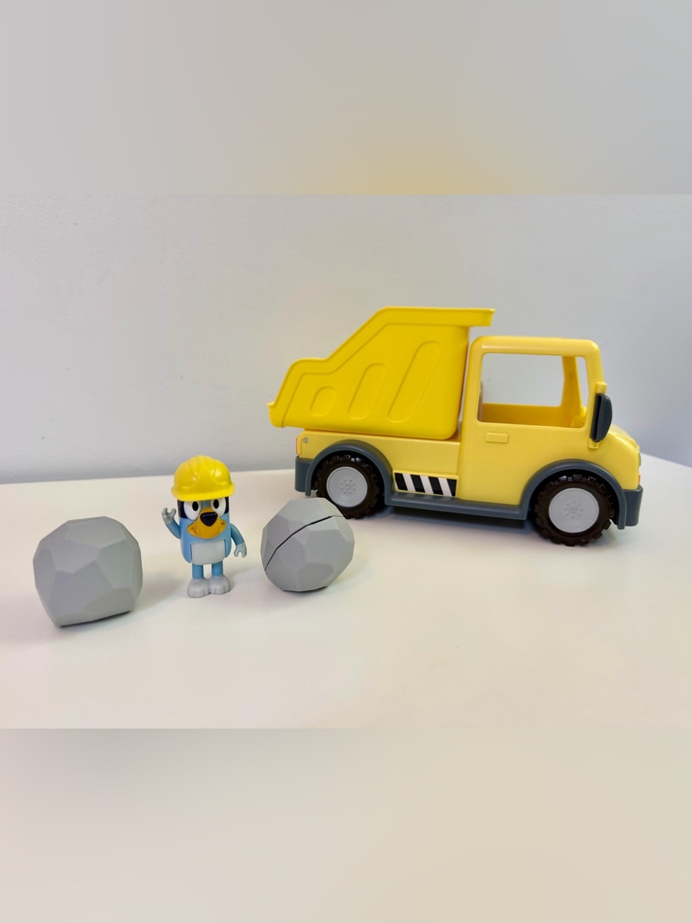 ($10 when you bundle) Bluey dump truck and boulders